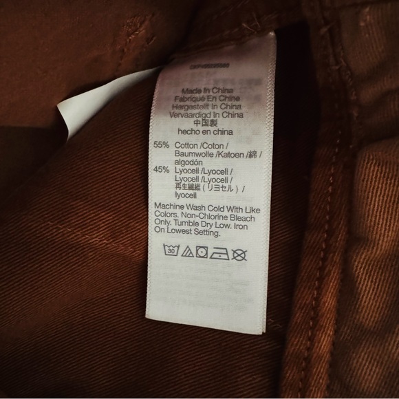 MADEWELL 7 1/2" Easy Drawstring Chino Shorts in Warm Amber Size 40 - Picture 14 of 14